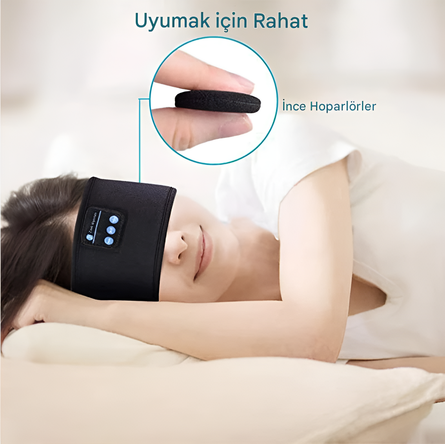 Alora Uyku Bandı ✨ Bluetooth 5.0 Destekli