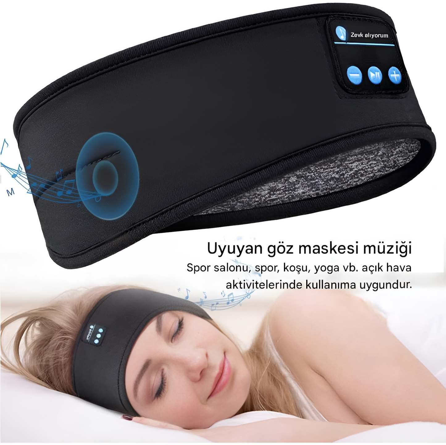 Alora Uyku Bandı ✨ Bluetooth 5.0 Destekli